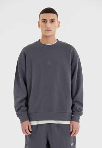 SOS Sweatshirt 'Bovec' in Grey: front