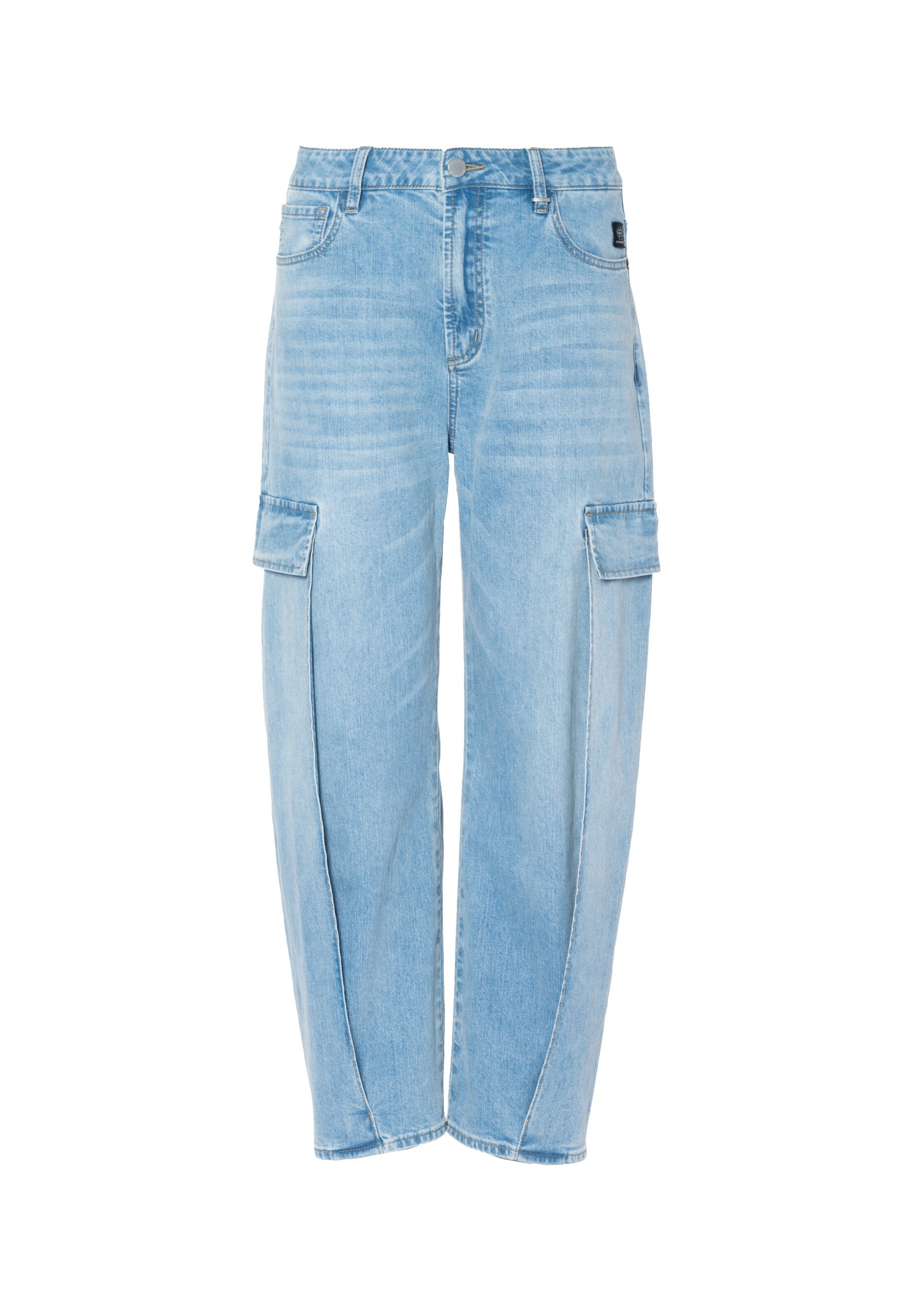 Jeans cargo 'Masie' di Elias Rumelis in blu: frontale
