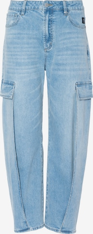 Jeans cargo 'Masie' di Elias Rumelis in blu: frontale