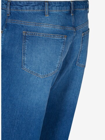 Zizzi regular Jeans i blå