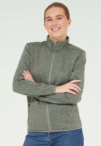 Whistler Functionele fleece jas 'Maleo' in Groen: voorkant