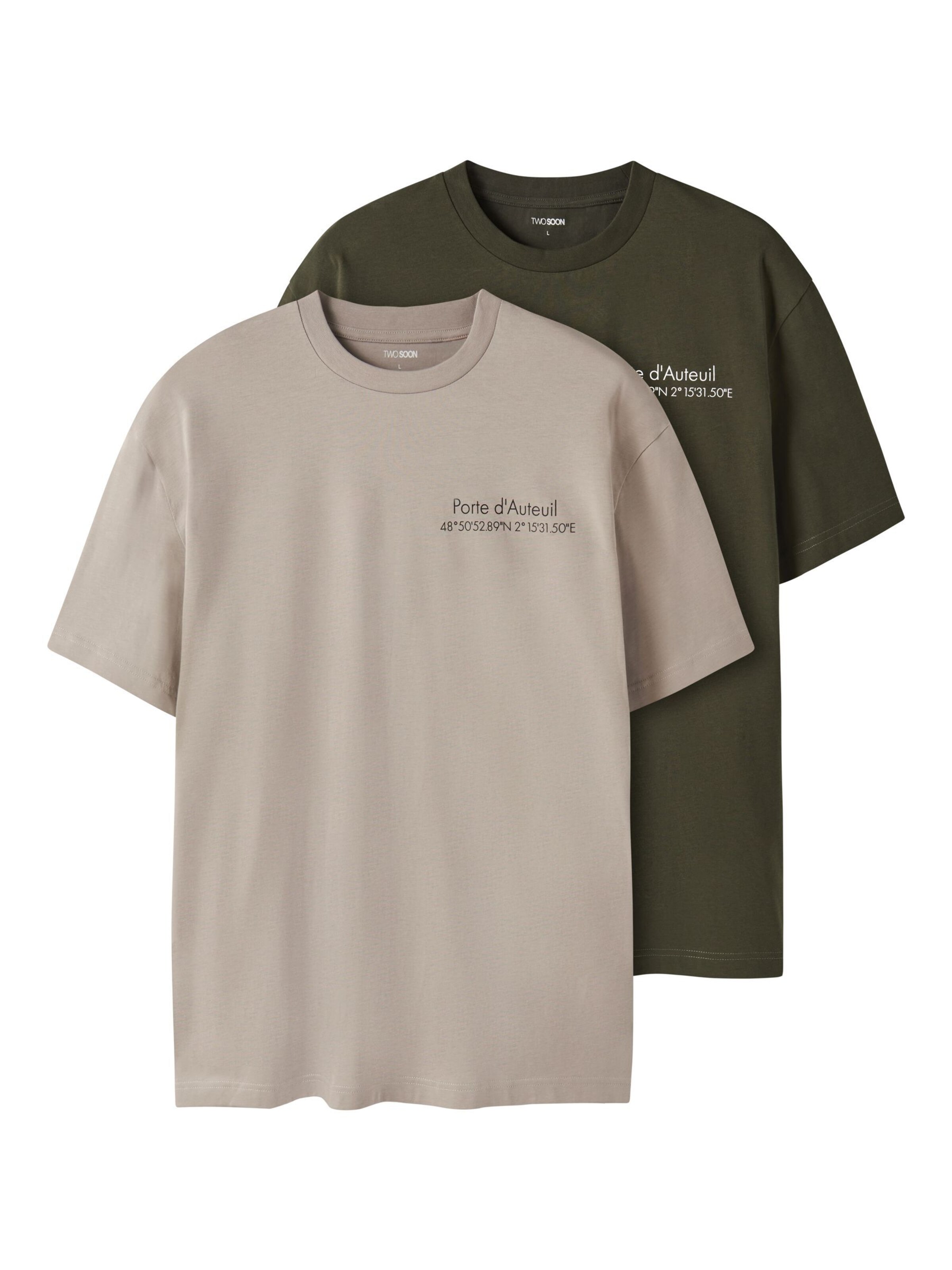 TWO SOON Bluser & t-shirts i beige: forside