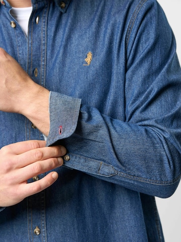 MCS Regular fit Overhemd 'Tim' in Blauw