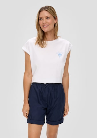 s.Oliver Regular Trousers in Blue: front