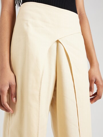 SOMETHINGNEW Loose fit Pants 'BEYONCE' in Beige