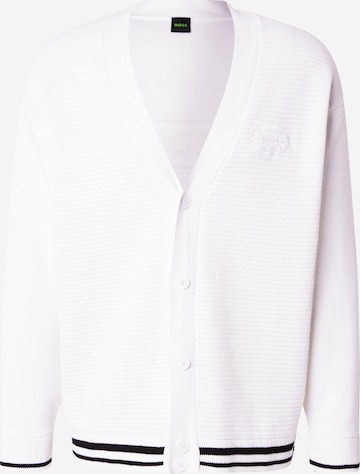 BOSS Neuletakki 'Heritage' värissä valkoinen: etupuoli