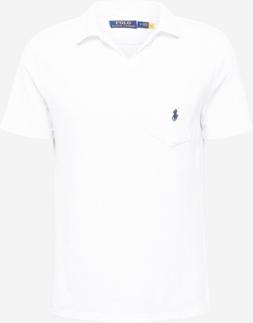 T-Shirt Polo Ralph Lauren en blanc : devant