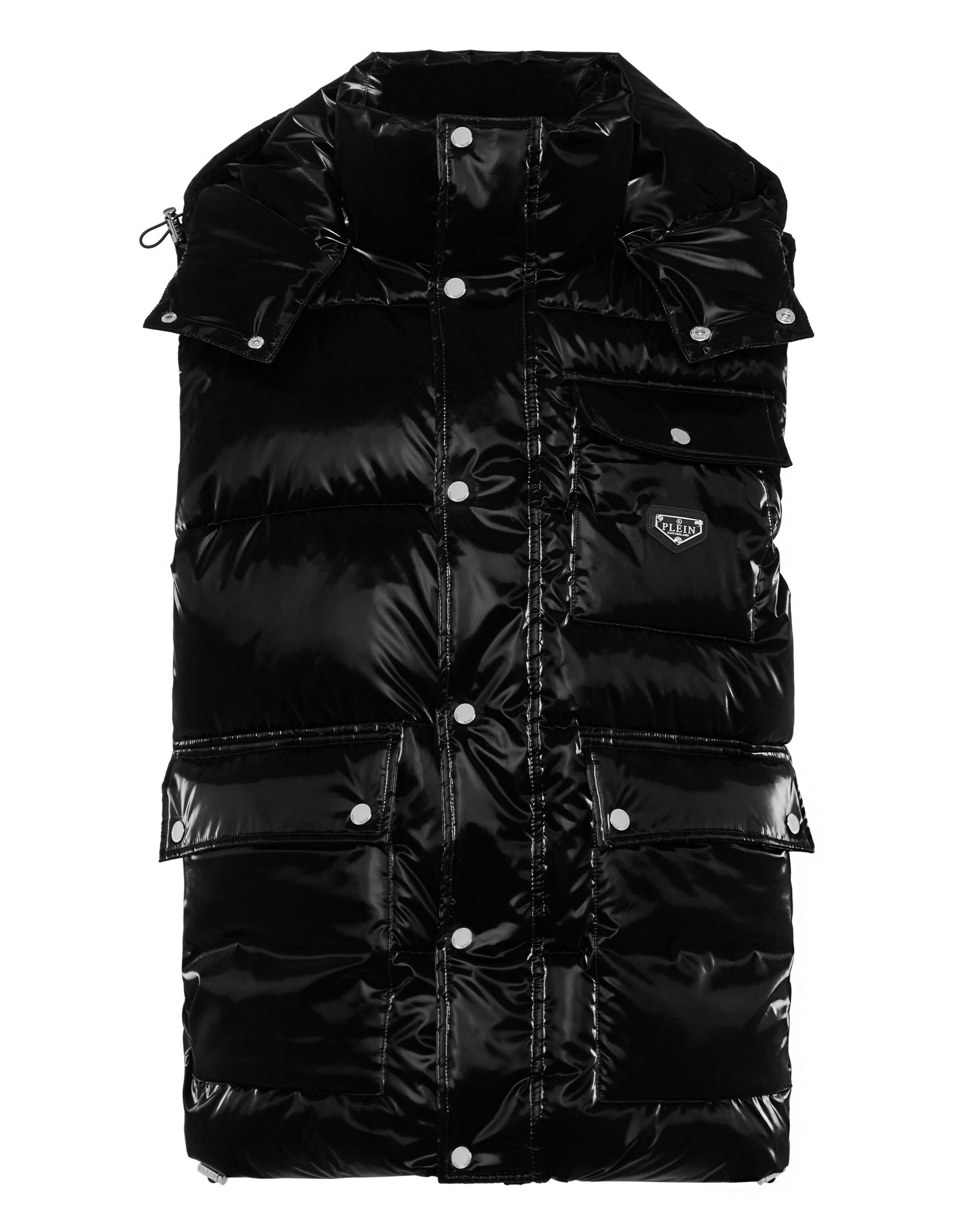 Gilet Philipp Plein en noir : devant