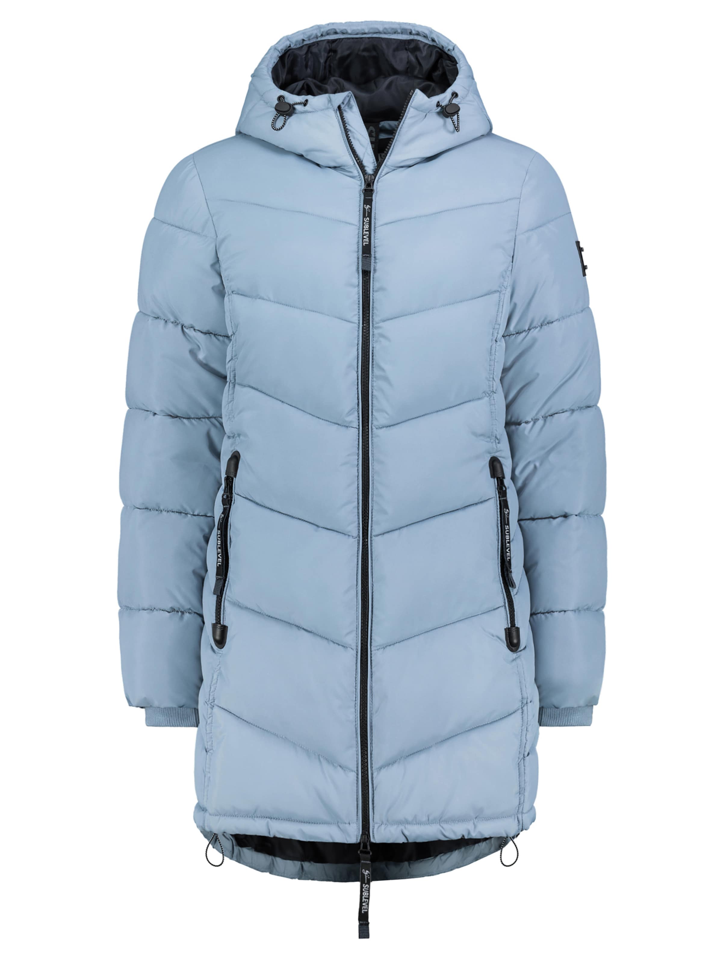 Sublevel Wintermantel in Blauw: voorkant