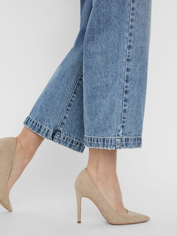 VERO MODA Wide leg Jeans 'Kathy' in Blauw