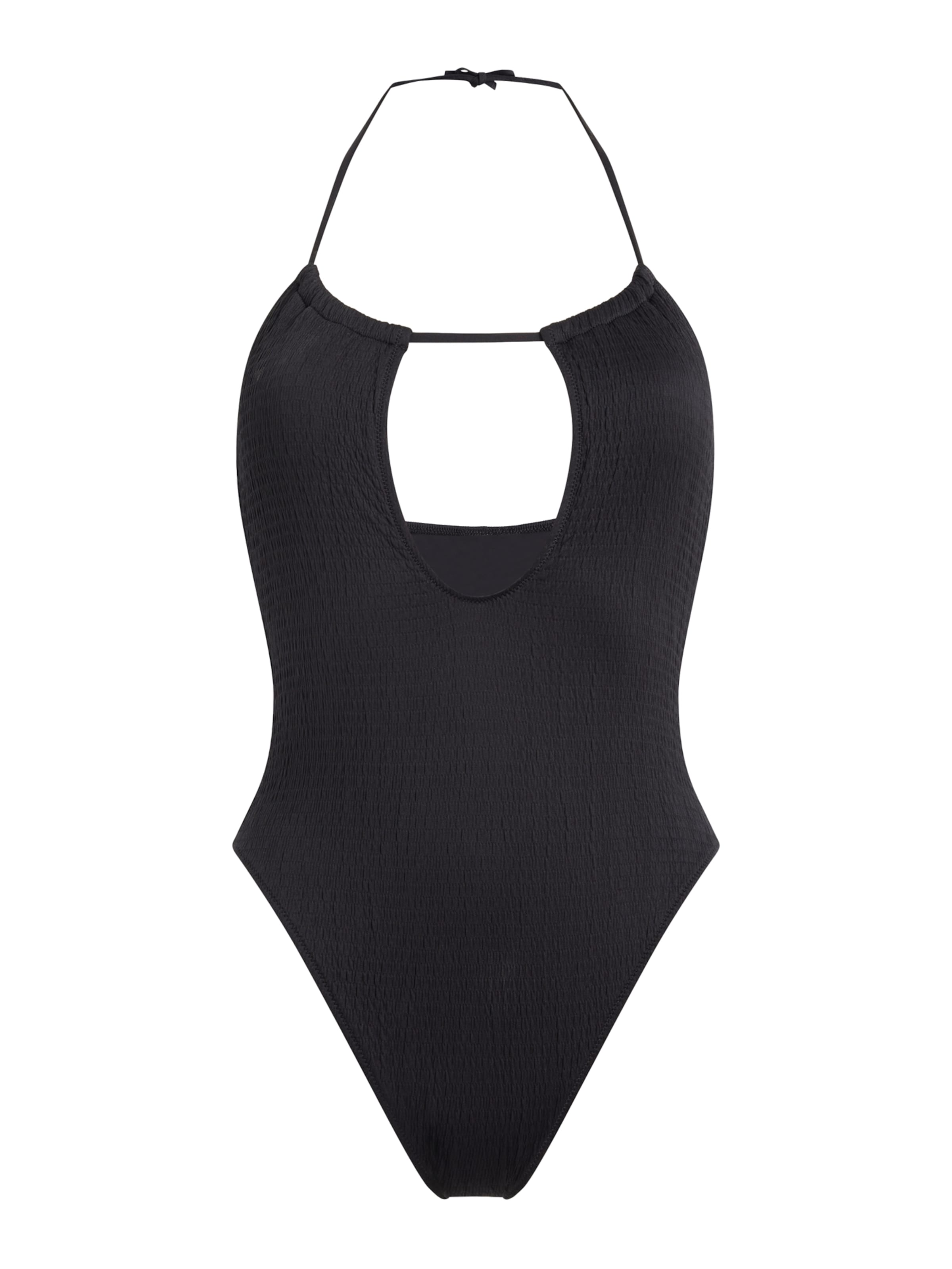 Calvin Klein Swimwear Badpak &#x27;PLUNGE&#x27; in Zwart: voorkant