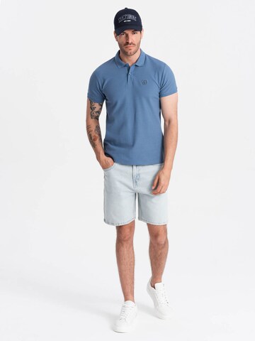 T-Shirt 'OM-POBS-0100' Ombre en bleu