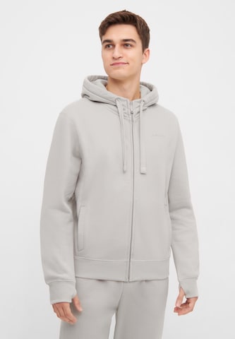 BENCH Sweatjacke in Grau