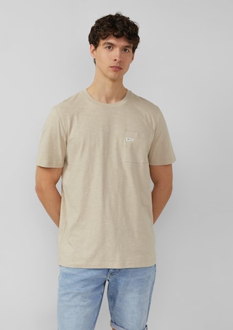 T-Shirt s.Oliver en beige : devant