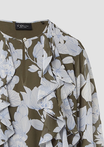 s.Oliver BLACK LABEL Blouse in Blue