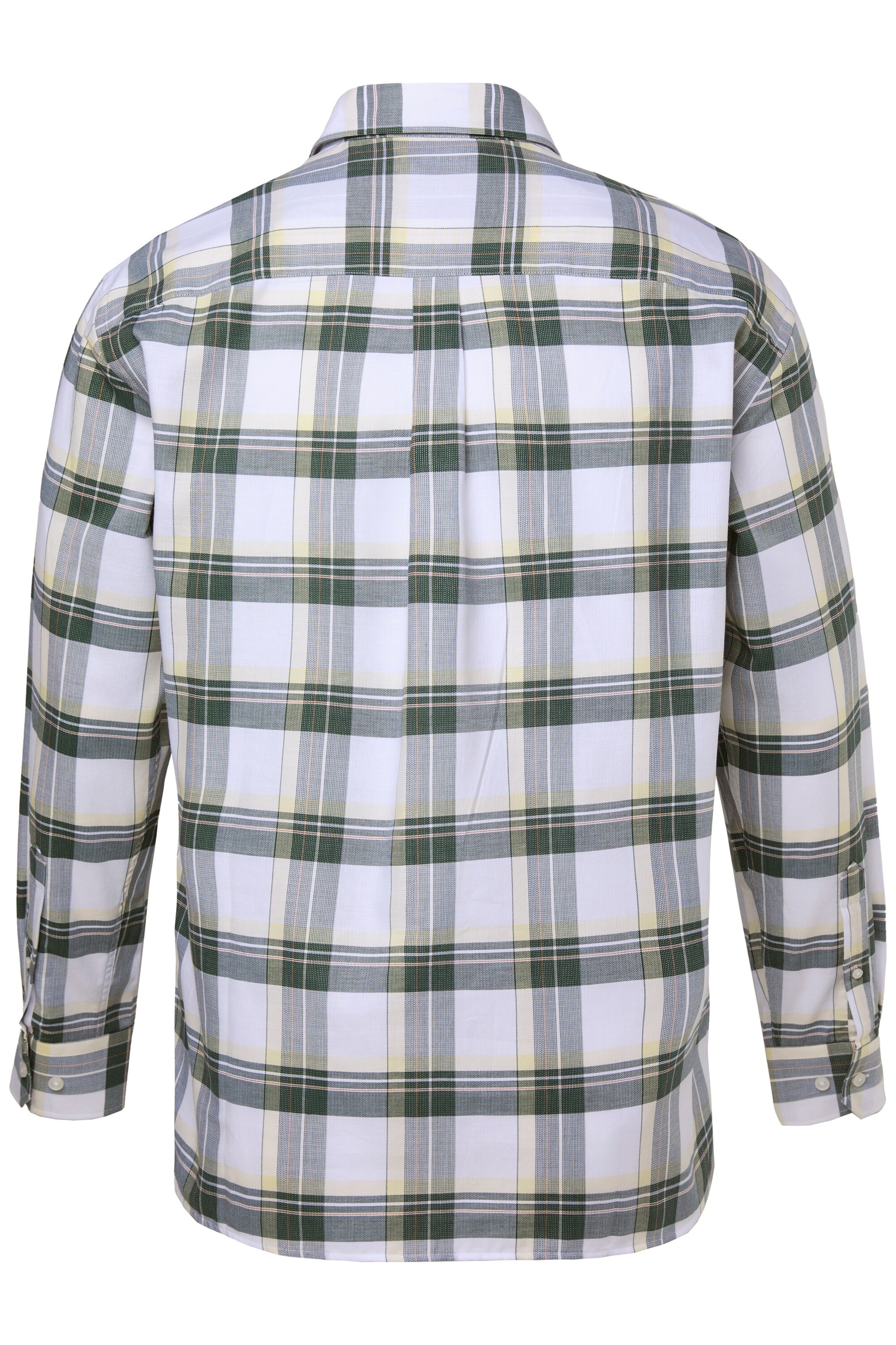 Men Plus Comfort fit Overhemd in Groen