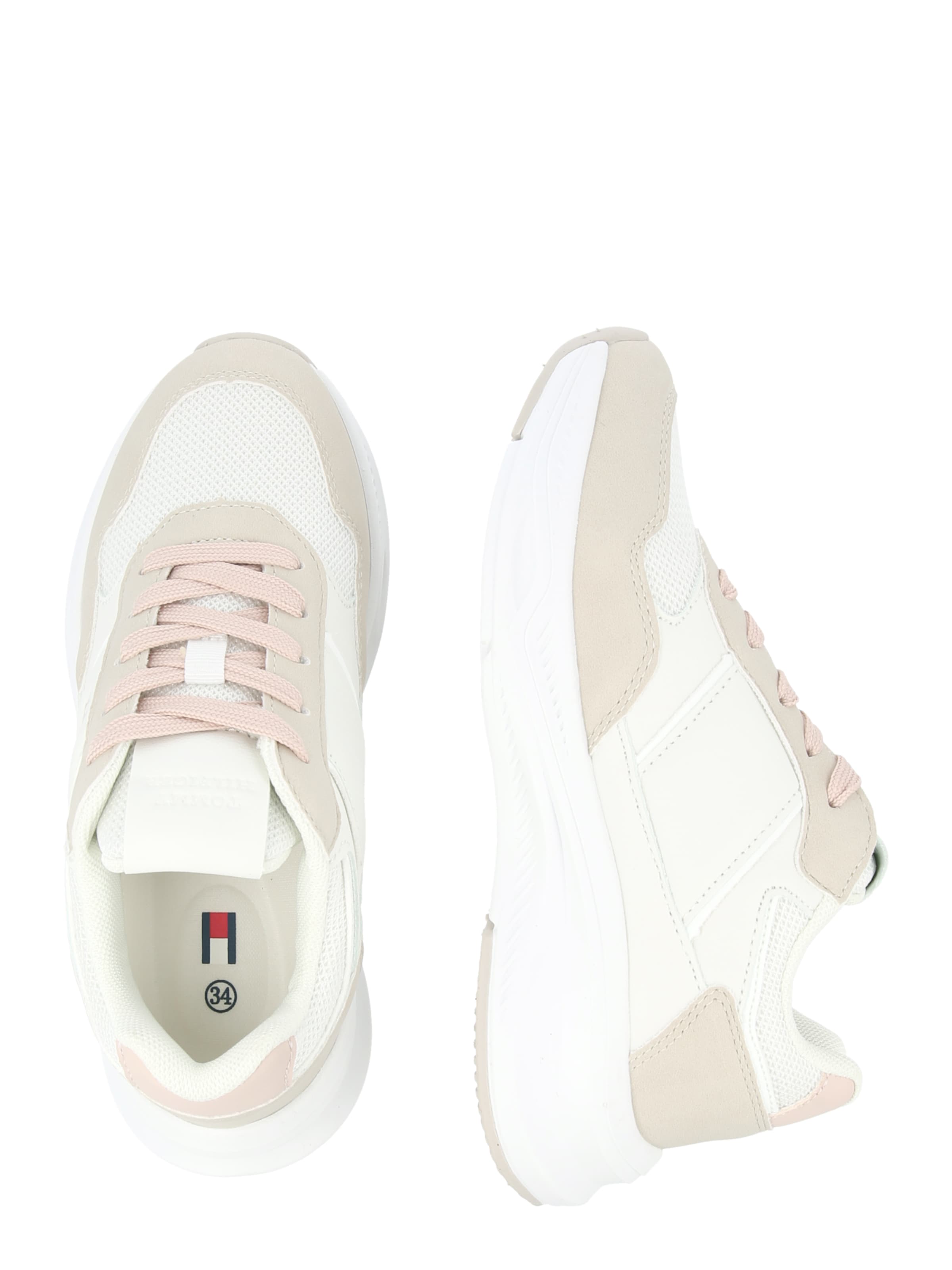 TOMMY HILFIGER Sneaker 'DALIA' i vit