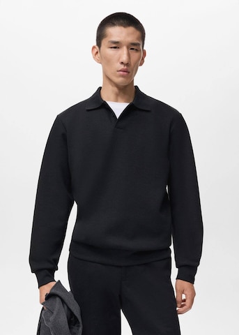 MANGO MAN Sweatshirt 'Bola' in Schwarz: Vorderseite