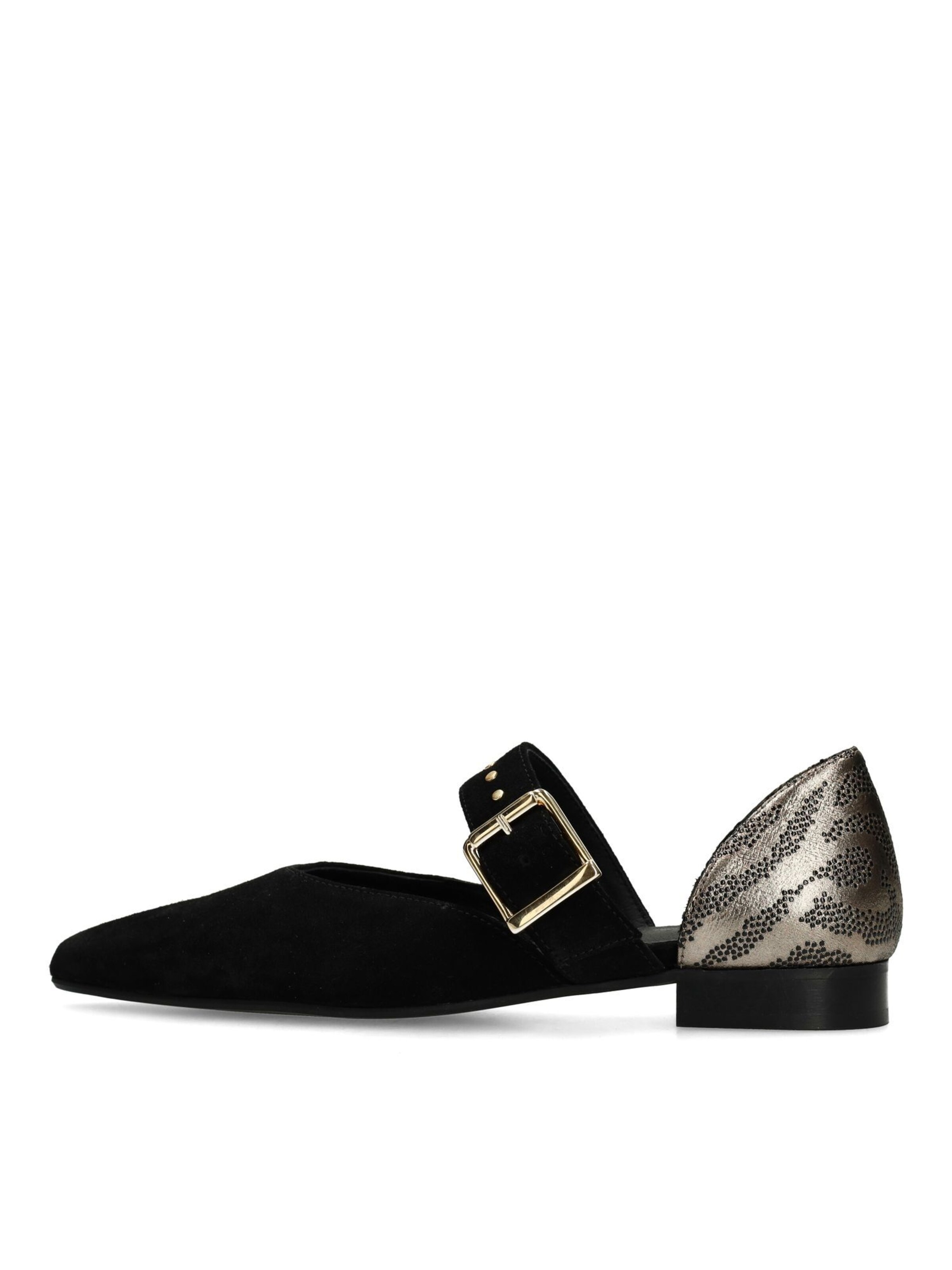 Ballerines à lanières MANFIELD en noir