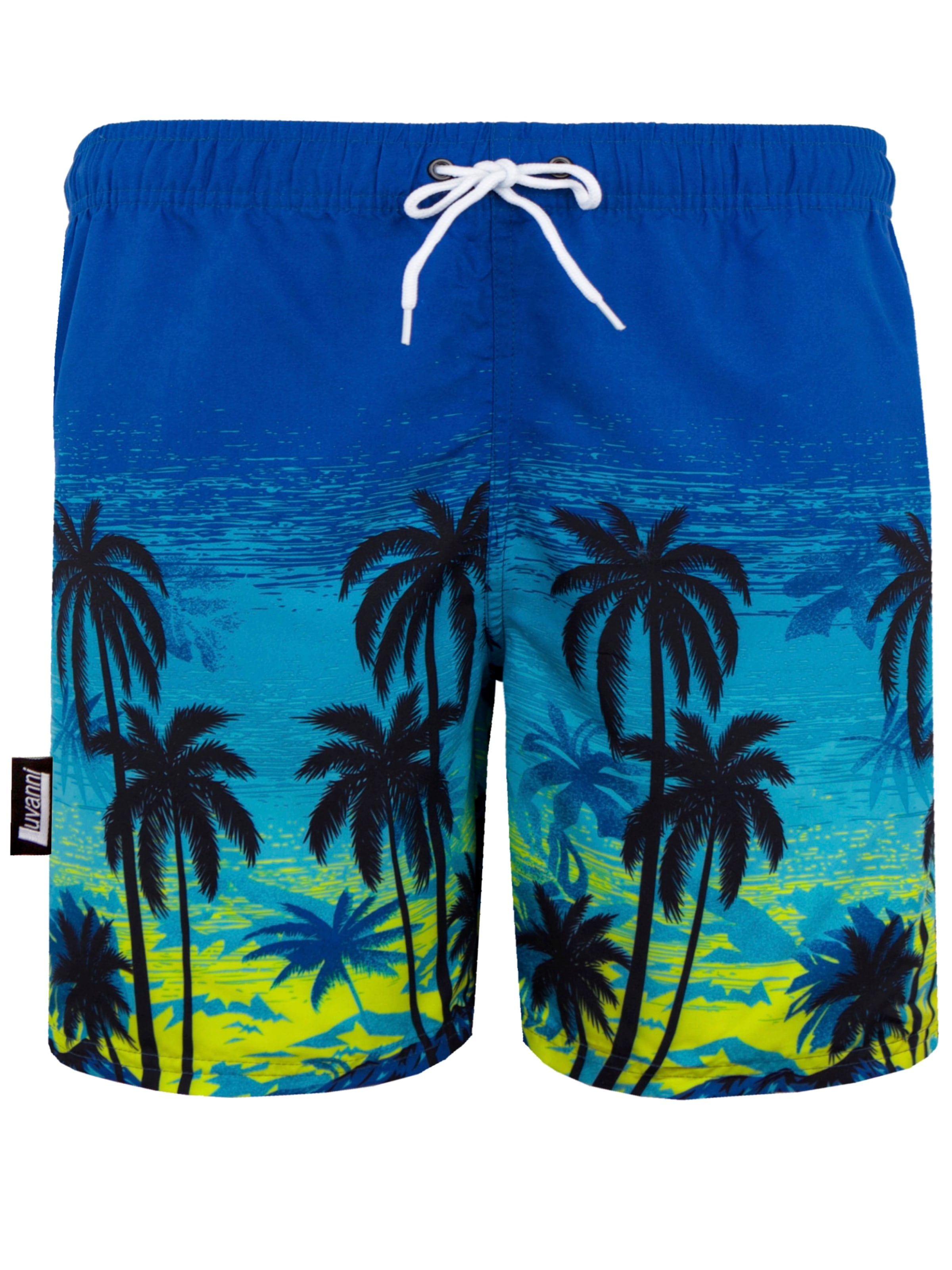 Luvanni Badeshorts 'Boardshorts Style 439'‌‌‌ in Blau: Vorderseite
