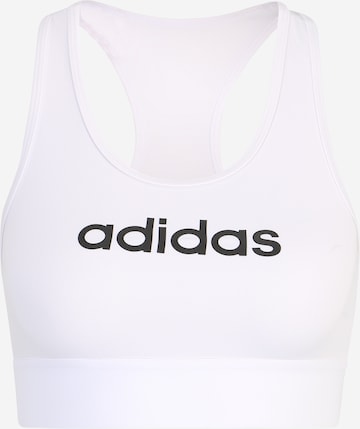 ADIDAS SPORTSWEAR Sport-BH 'Fitted' in Weiß: predná strana