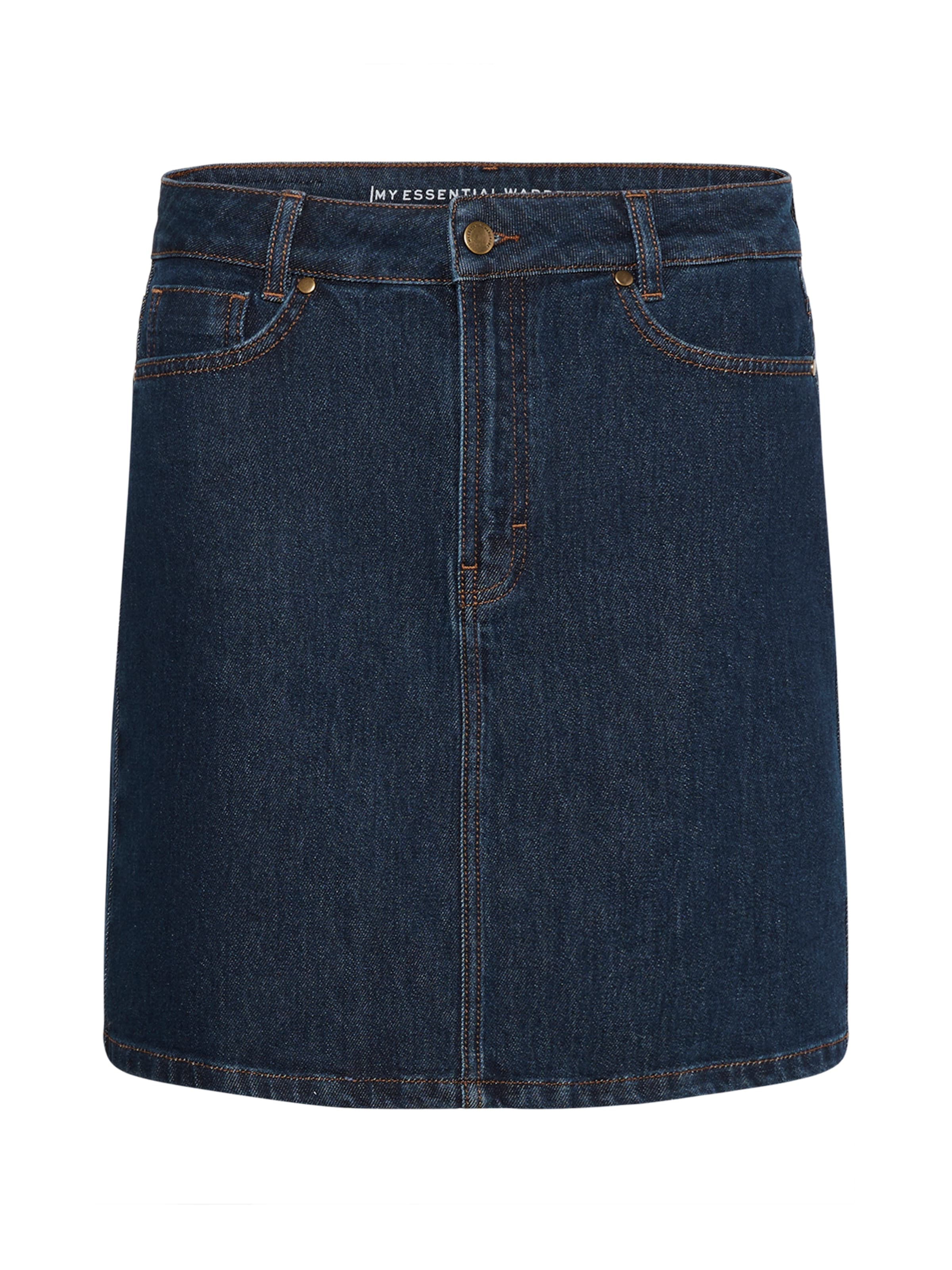 My Essential Wardrobe Rok 'MWCady' in Blauw: voorkant