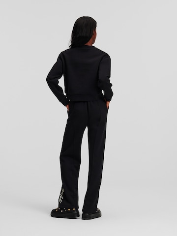 Loosefit Pantalon Karl Lagerfeld en noir