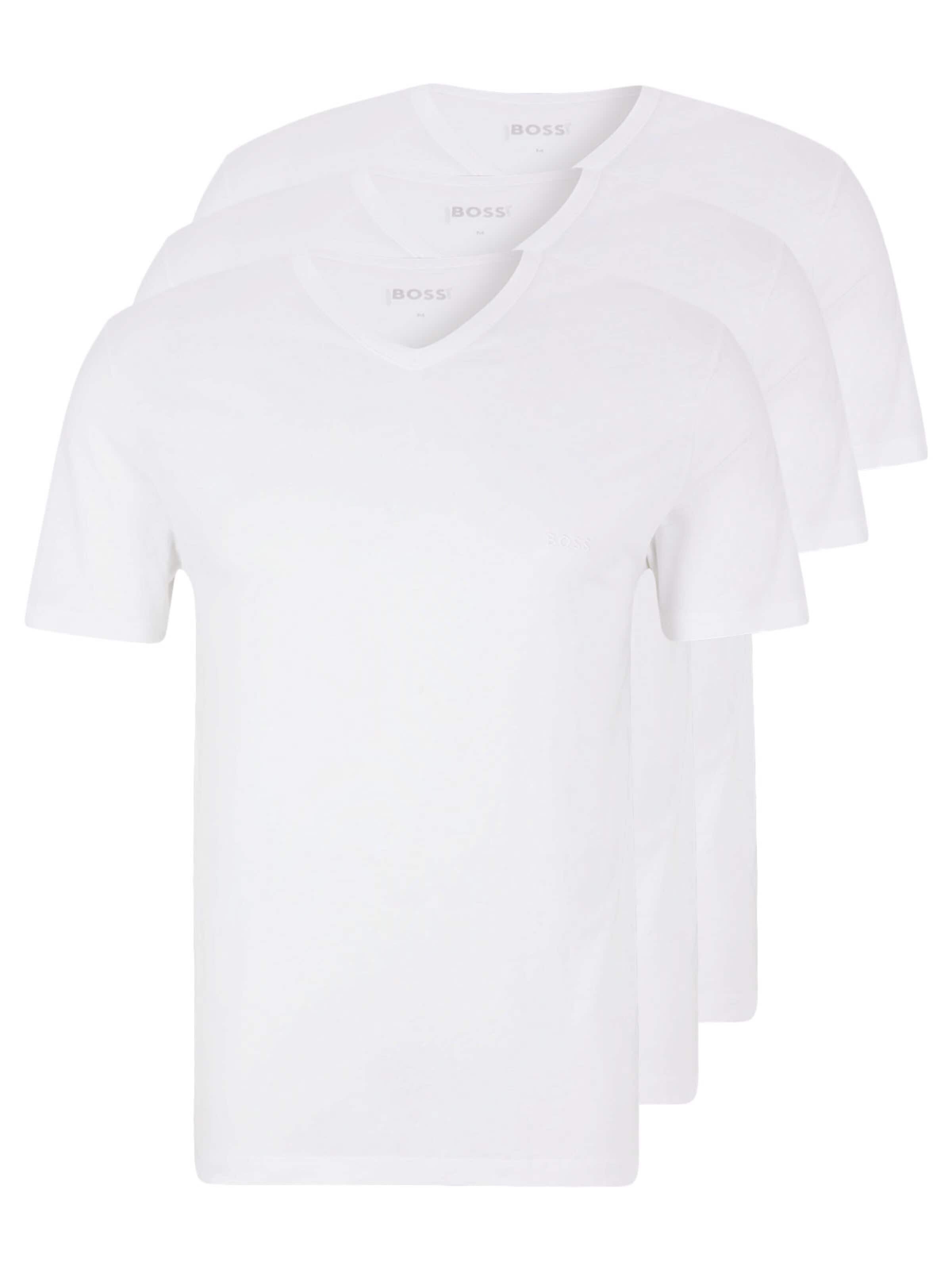 BOSS Shirt 'Classic V-Neck' in XXL in White, Item view