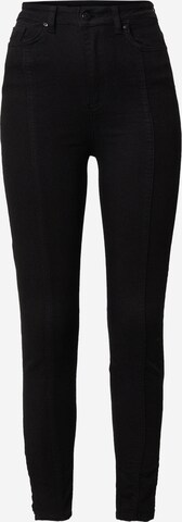 Trendyol - Skinny Calças de ganga em preto: frente