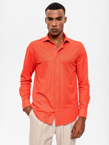 Antioch Regularny krój Koszula w kolorze pomarańczowy: przód