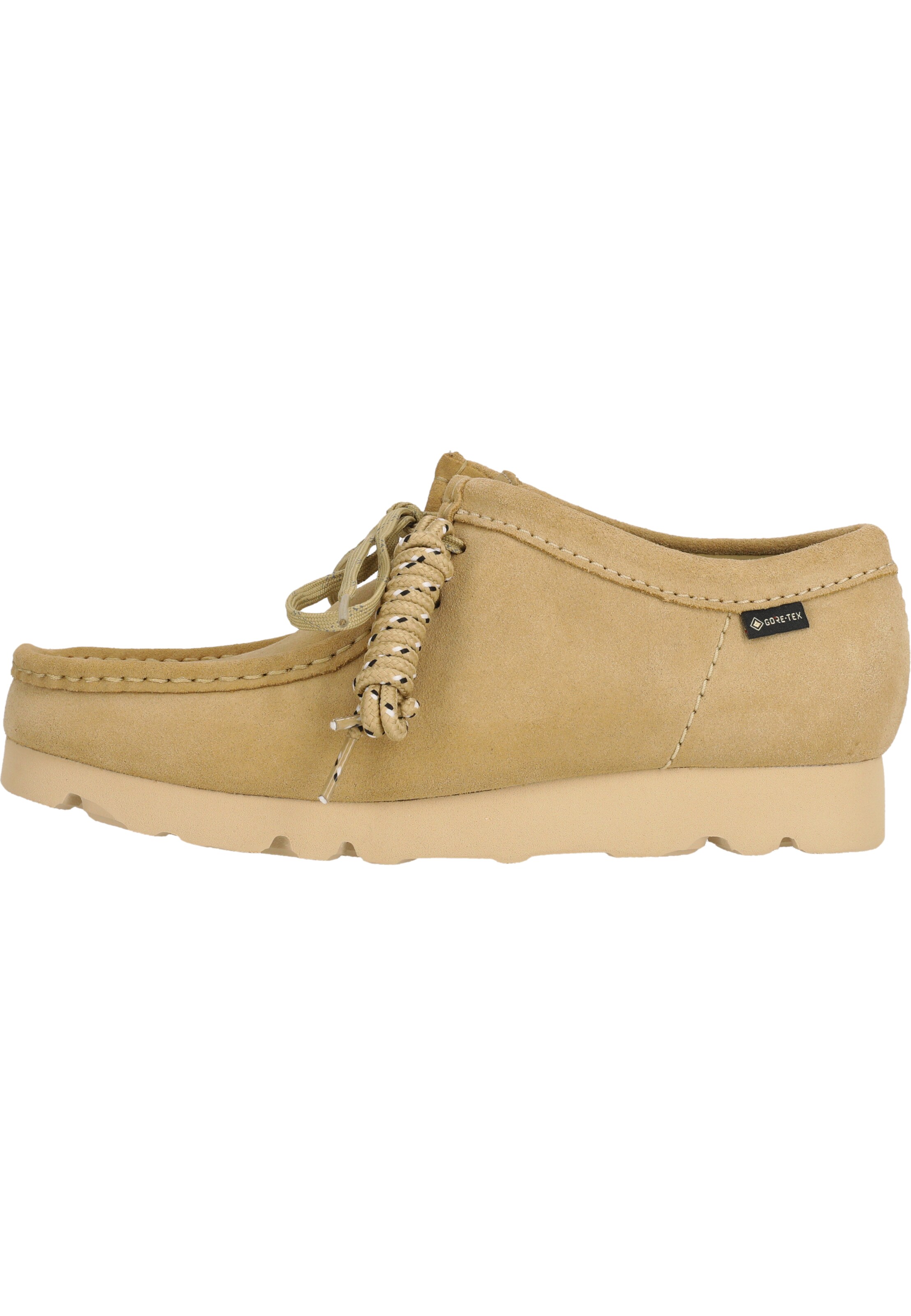 CLARKS Lace-up shoe 'WallabeeGTX' in Beige