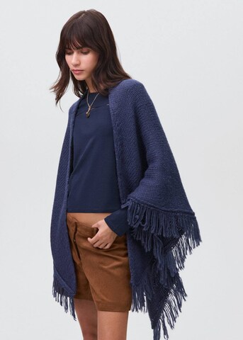 MANGO TEEN Cape 'Montana' in Blue: front