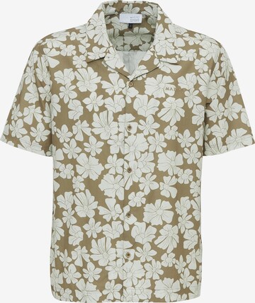 mazine Regular fit Button Up Shirt ' Honolulu Shirt ' in Green: front