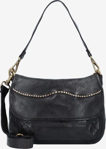 Campomaggi Shoulder Bag in Black: front