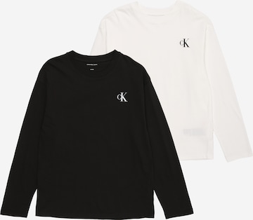 Calvin Klein Jeans Tričko – černá: přední strana