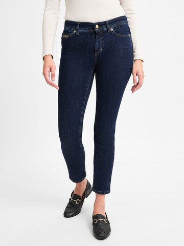 Cambio Slimfit Jeans ' Piper ' in Blauw: voorkant