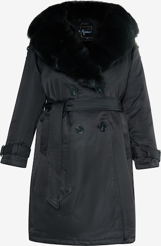 Manteau d’hiver faina en noir : devant