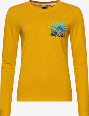 Superdry Shirt 'Vintage Cali' in Yellow: front