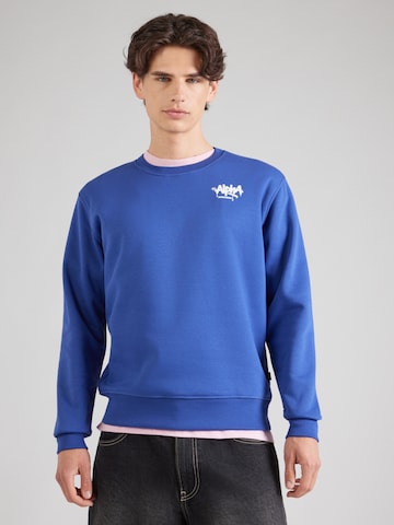Bluză de molton de la ALPHA INDUSTRIES pe albastru