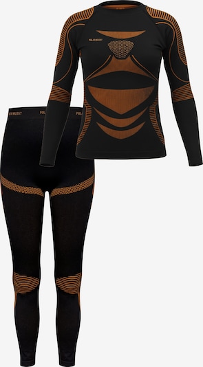normani Base Layer i M-L i orange / sort, Produktvisning