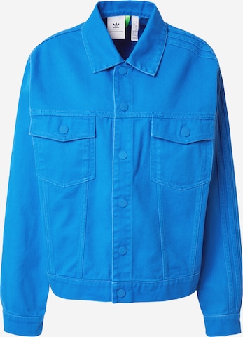 ADIDAS ORIGINALS Jacke '3 STRIPE' in Blau: predná strana