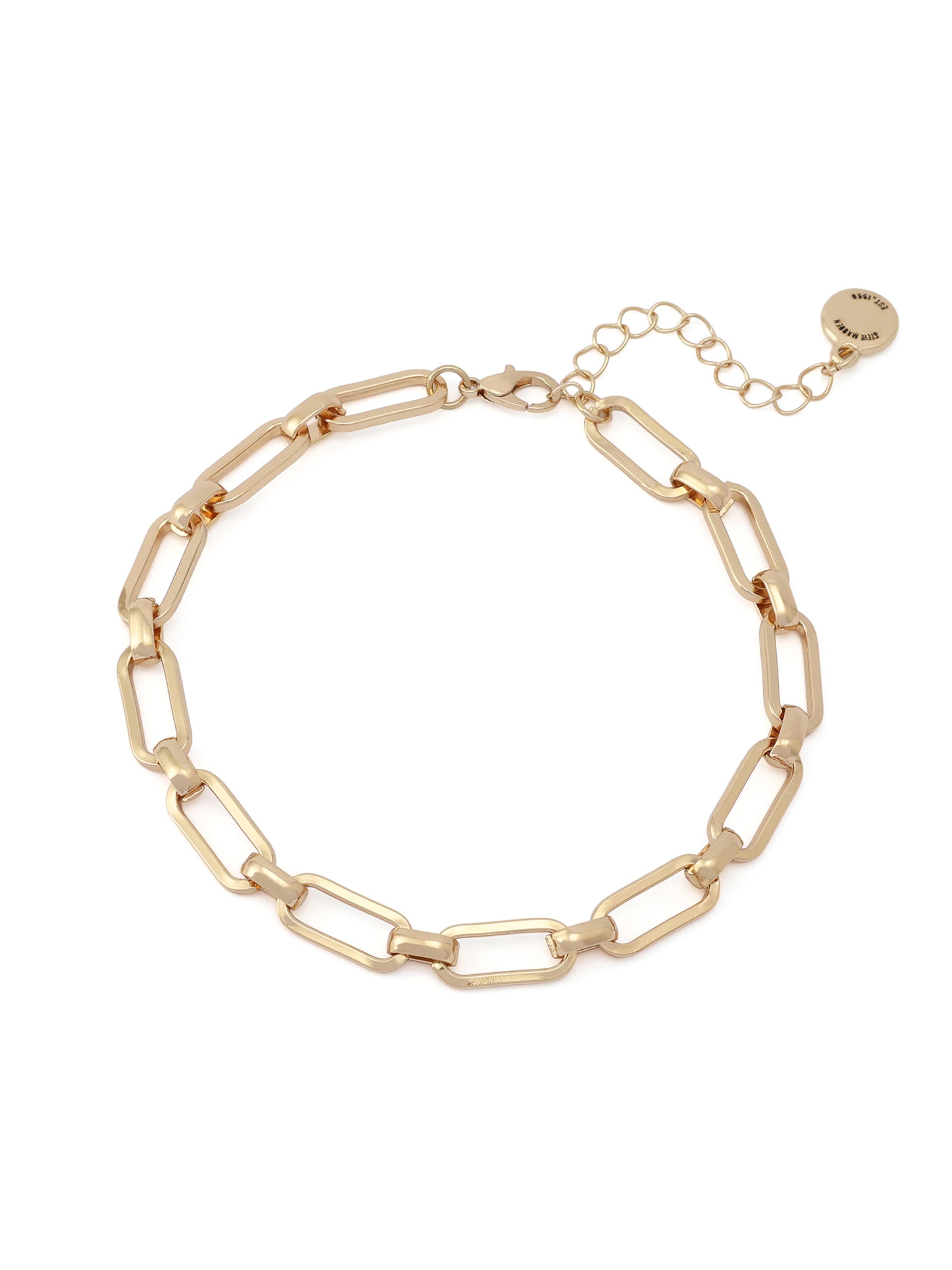 Bijoux de pied STEVE MADDEN en or : devant