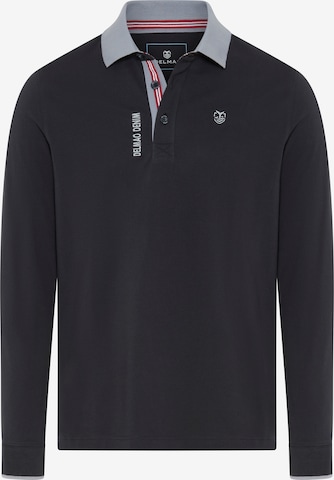 DELMAO Shirt in Blue: front