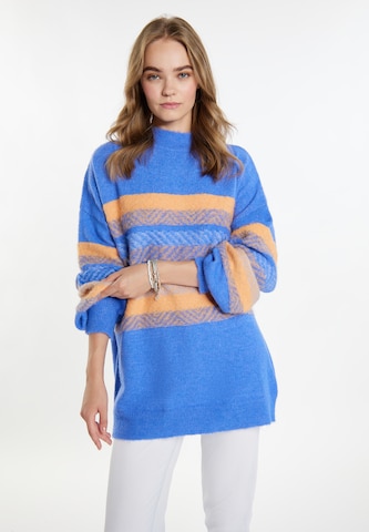 IZIA Sweater 'Hoona' in Blue: front