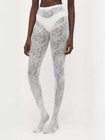 Crās - Collants ' Dacycras ' em branco: frente