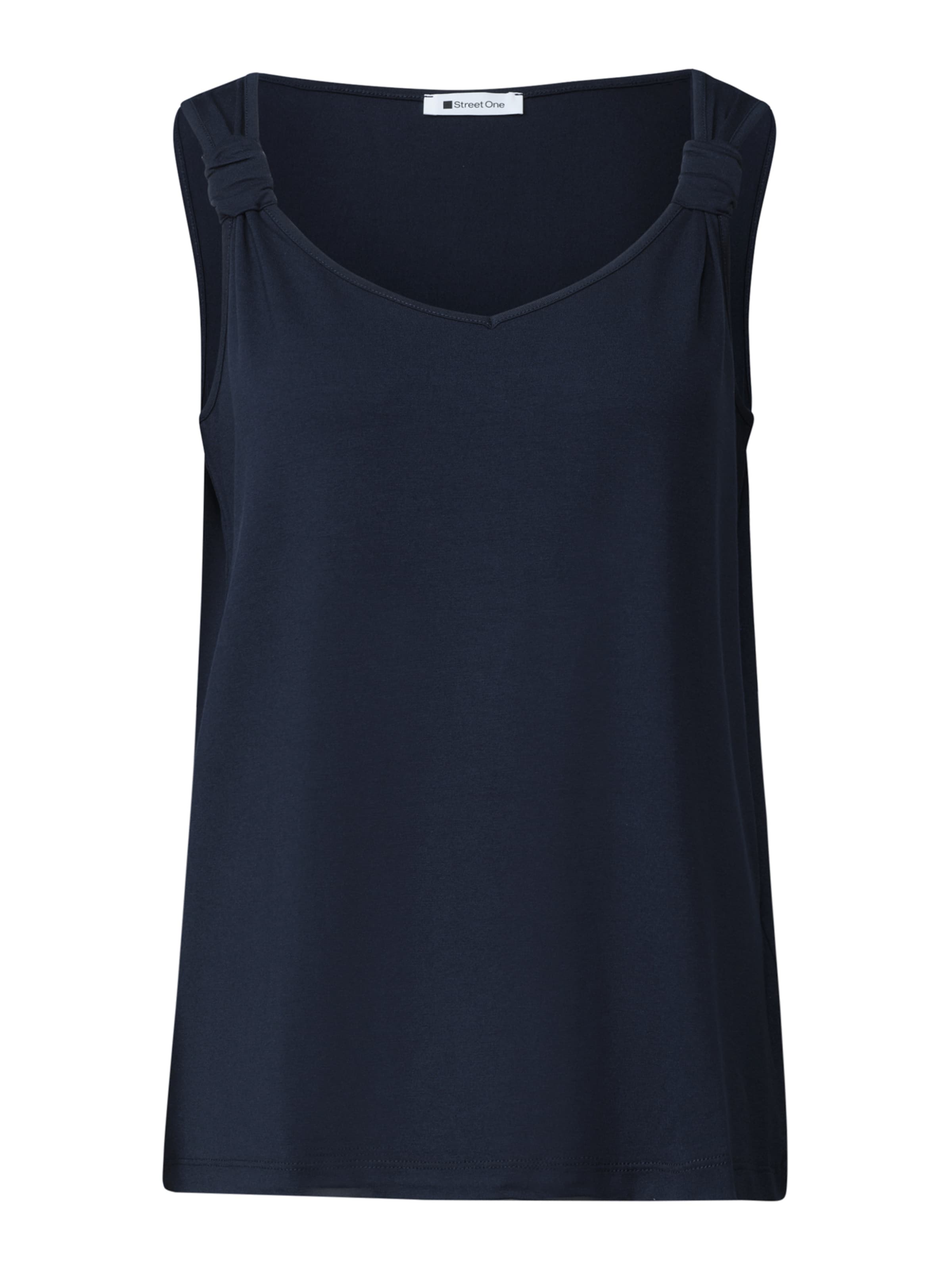 STREET ONE Top | modra barva: sprednja stran