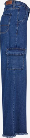 Urban Classics Wide Leg Jeans in Blau