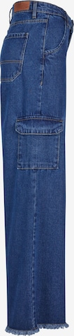 Urban Classics Wide leg Jeans i blå