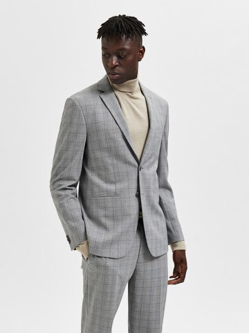 SELECTED HOMME Regular fit Suit Jacket 'Liam' in Grey: front