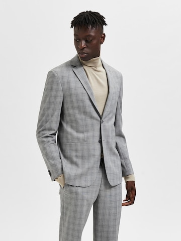 SELECTED HOMME Regular fit Blazer 'Liam' in Grey: front